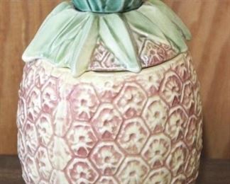 279 - McCoy Pineapple Cookie Jar 11 1/2" x 6"