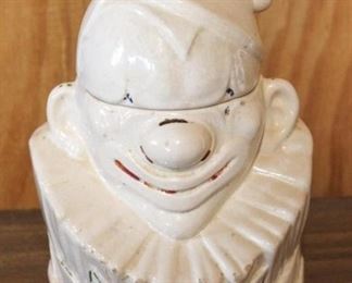 282 - McCoy Clown Cookie Jar 11" tall