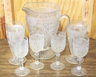292 - 7pc. Pitcher & Glasses Set