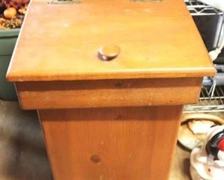 295 - Wood Storage Bin 30" x 15" x 14"