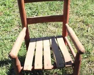310 - Antique Childs Chair 12" x 15" x 21"