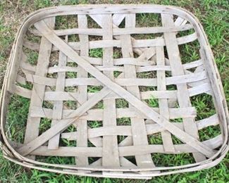 312 - Antique Tobacco Basket 40"x40"
