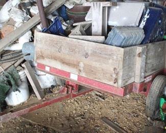 322 - Utility Trailer with Contents 48" x 36" x 28"