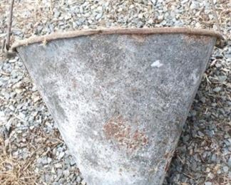 348 - Antique Seed Bucket 16" x 13"