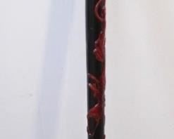 357 - Carved Wood Cane 35" Long