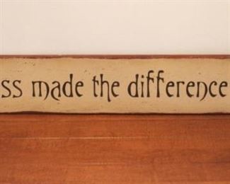 365 - Wood Sign 40" x 5 1/2"