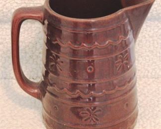 384 - Stoneware Pitcher 8" x 8"