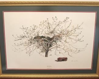 386 - Andrew Wyeth "After Picking" Print 34" x 25"