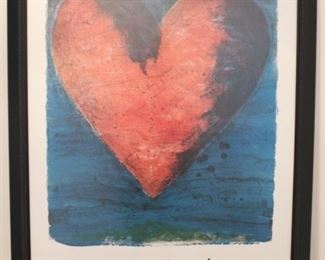 409 - Jim Dine Print 28" x 39"