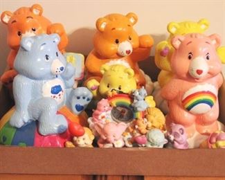 416 - Tray Lot Assorted Care Bear Items