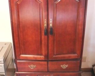 420 - T.V. Cabinet/Entertainment Stand T.V. Not Included 35"x21"x63"