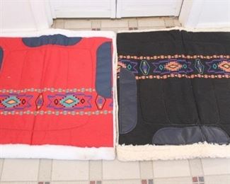 450 - Pair Padded Dog Beds 30" x 29"