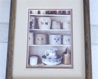 478 - Signed and Numbered Framed Print 11" x 9"