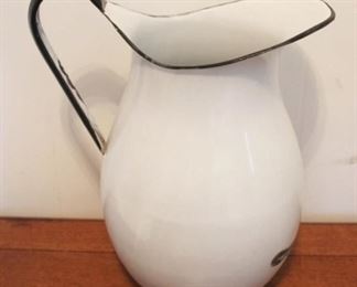 513 - Enamelware Pitcher 12" x 10"