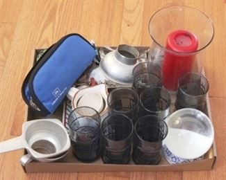 607 - Tray Lot of Assorted Items
