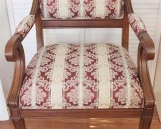 633 - Vintage Chair 36" x 22" x 19"