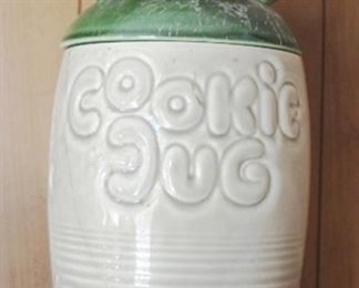 644 - McCoy Cookie Jar AS IS/ Cracked - 12" Tall