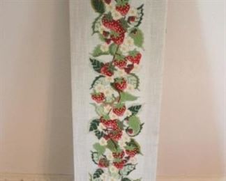 679 - Embroidered Wall Hanging 42" x 10"