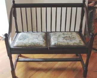 705 - Vintage Bench 38" x 36" x 20"