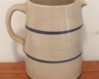 729 - Stoneware Pitcher 8" tall