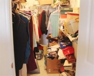 824 - Closet Lot of Assorted Content Entire Closet