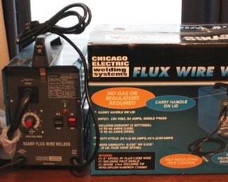 889 - Chicago Electric Flux Wire Welder with Box