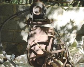 930 - Antique Pump As is Bring help and tools for removal