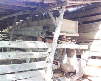 929 - Antique Corn Harvester As is Bring help and tools for removal