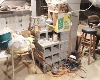 949 - Lot of Assorted Items (Right Side of Basement) Please note that items stored in basement may be moldy