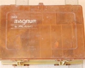 965 - Plano Tackle Box with Tackle 13" x 10" x 5"