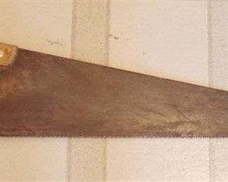 969 - Vintage Atkins Hand Saw 30" Long
