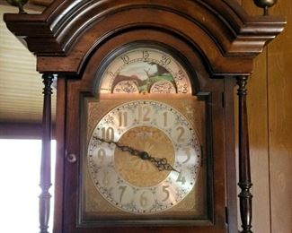 Vintage Howard Miller Grandfather's Clock 