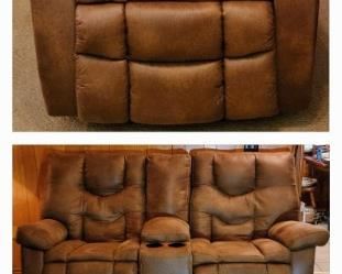 Leather Couch & Loveseat 