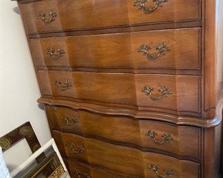 French Provincial chest of drawers