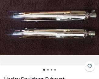Harley Davidson Exhaust pipes