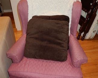 Upholstered chairs (2 alike)