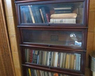 Another View.... Globe-Wernicke Barrister 4 Shelf Bookcase 60.5" x 34" x 12" 