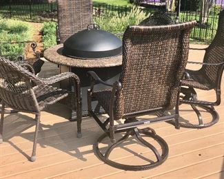 O W LEE FIRE PIT // Fine outdoor furniture