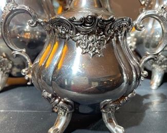 Plated sterling silver teapot