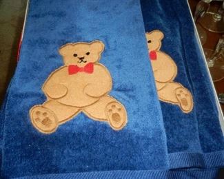 Teddy Bear hand towels