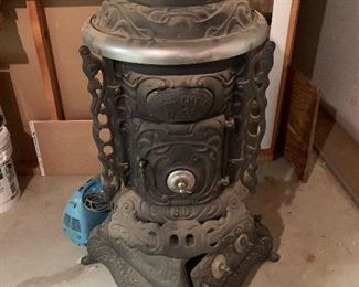 Antique wood burning stove 