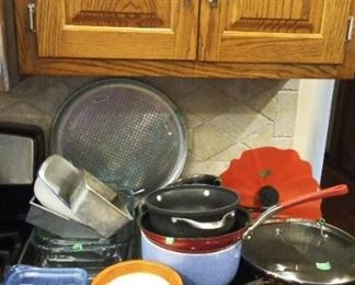 Assorted Cooking and Serving Equipment