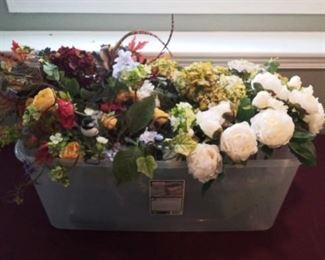 Assortment of Faux Flower Arrangements
