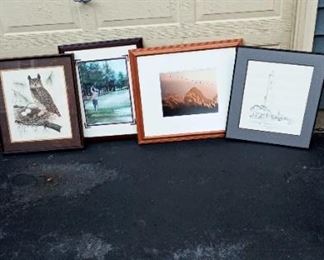 Four Framed Artwork
