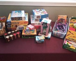 Puzzles, Games, and Activity Lot
