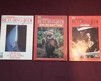 Star Wars Return of The Jedi Official Collectors Edition Book and Activity Books