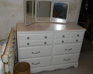 white dresser