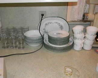 corelle ivy pattern dishes