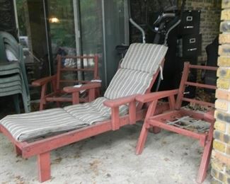 a few of the yard furniture 