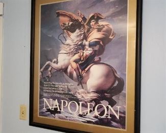 Framed Memphis Napoleon Exhibit Poster